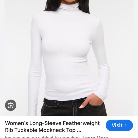 Abercrombie Soft Af Mock Neck - Picture 1 of 3